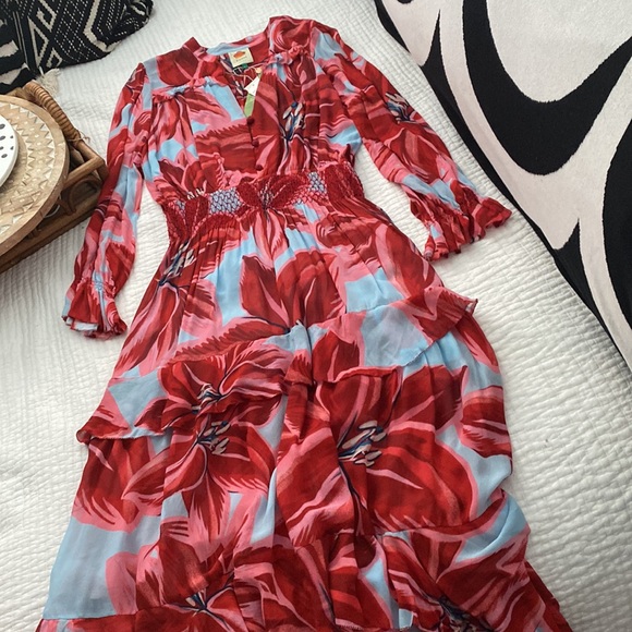 FARM Rio Azalea Maxi Dress NWT Size Large - Picture 7 of 15